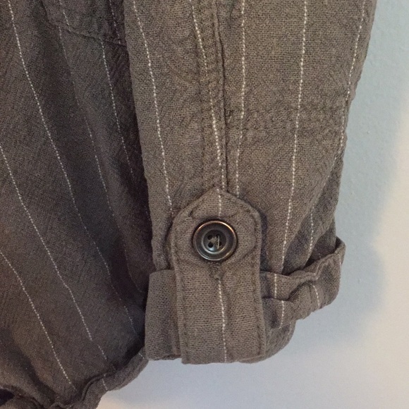 Adorable Striped Linen Shorts - Picture 3 of 5